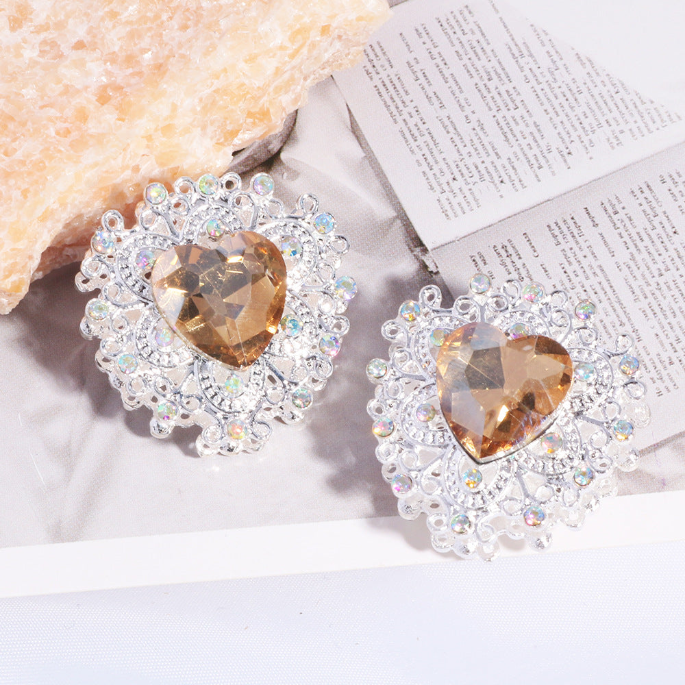 Wholesale 3pcs/pack Retro alloy heavy-duty beads straight hole DIY beading